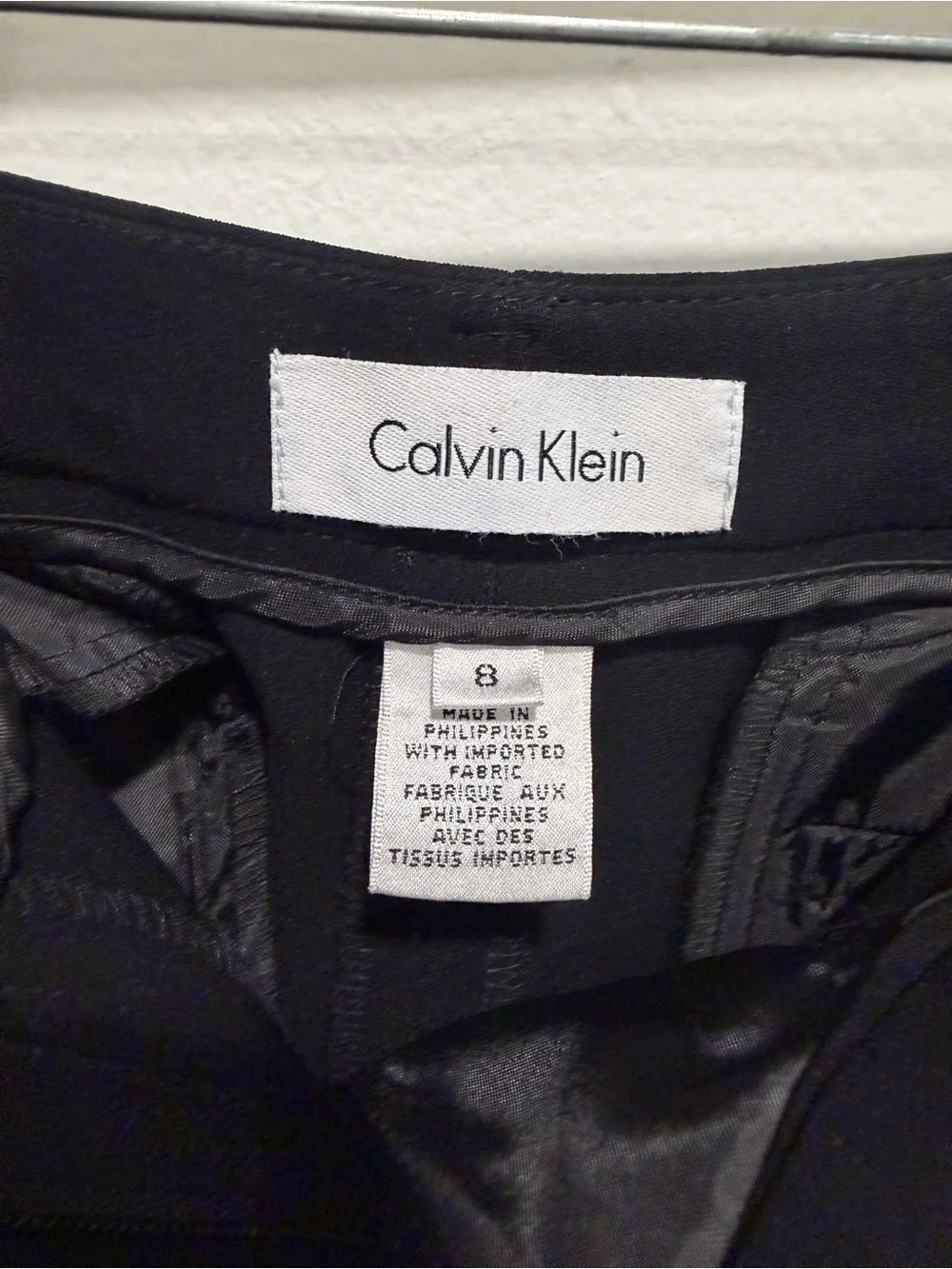 Calvin Klein Black Women's Dress Pants - Straight Leg
